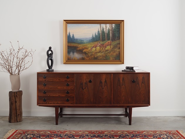 obrazy Obraz Jelenie nad wodą, duński design, lata 60, autor: Wolmer Zier