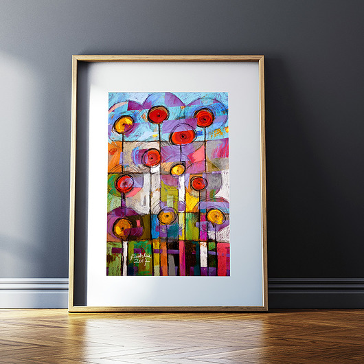 Łąka 31 - plakat 50x70 cm Katarzyna Radzka