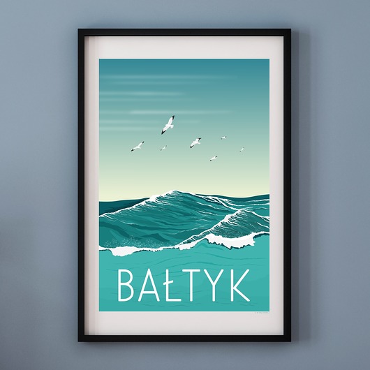 plakaty Plakat BAŁTYK MEWY