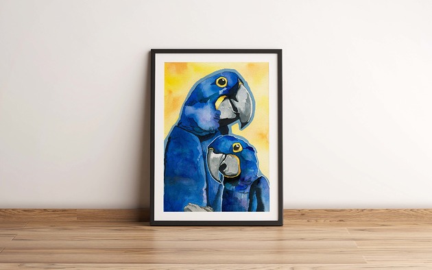plakaty Plakat "Papugi"