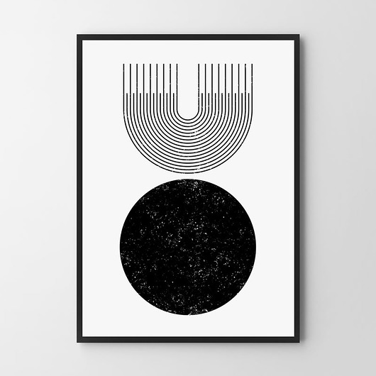 plakaty Plakat Black Line #3