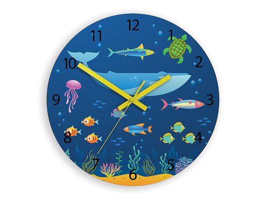 Zegar dziecięcyZwierzęta Oceanu 30cm ModernClock