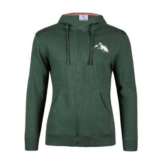 Tatra Art bluza męska suwak hoodie green góry Tatra Art