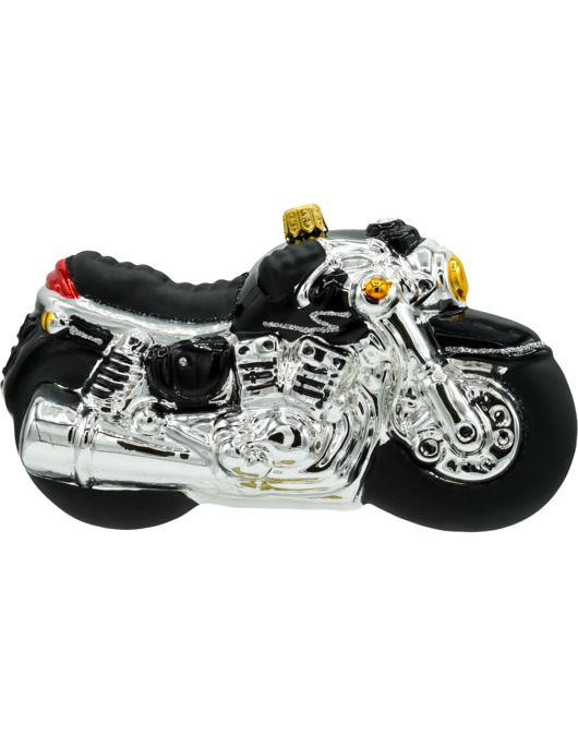 ozdoby choinkowe Bombka choinkowa: Motocykl: czarny