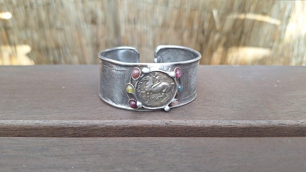 bransoletki wire wrapping Kuń - bransoletka regulowana