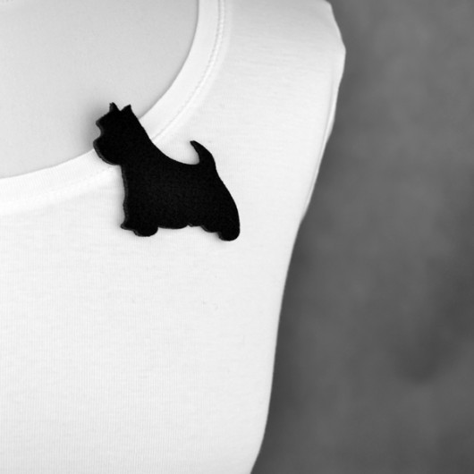 FeltDog 13 felt label