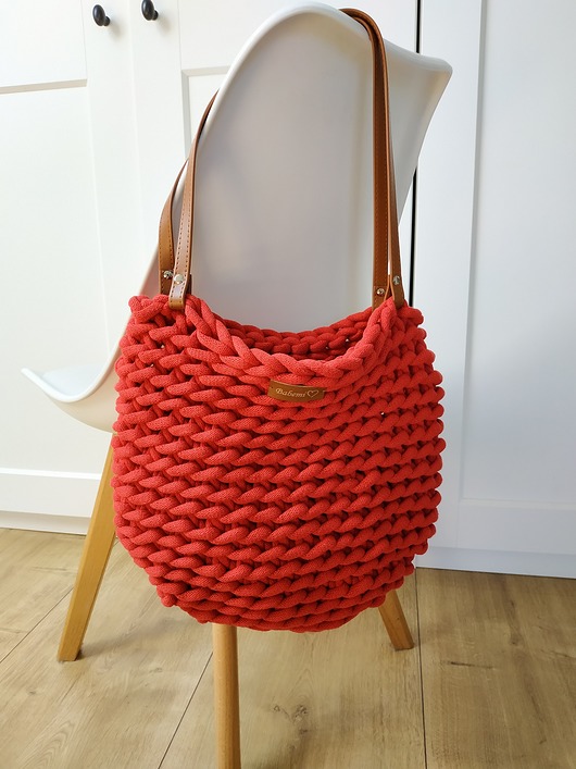 torby na ramię Torba na Ramię "Boho Weave Bag" kolor czerwony