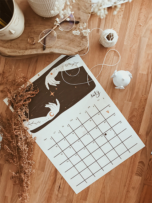 grafiki i ilustracje KALENDARZ ILUSTROWANY 2021