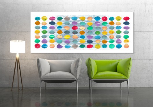 obrazy OBRAZ NA PŁÓTNIE - ABSTRAKCJA - 150x60cm