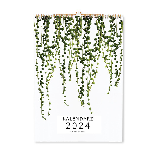 kalendarze i plannery Kalendarz ścienny na Spirali Botaniczny A3 Premium