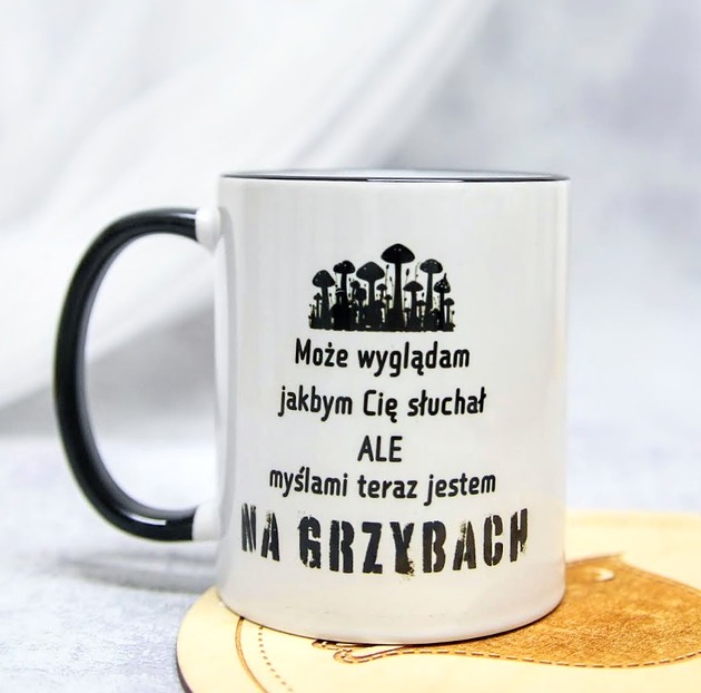 kubki Kubek Myślami na Grzybach