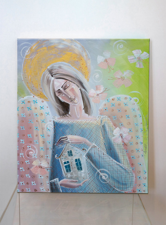 obrazy "Dom zastąpi cały świat..." (Giclee)