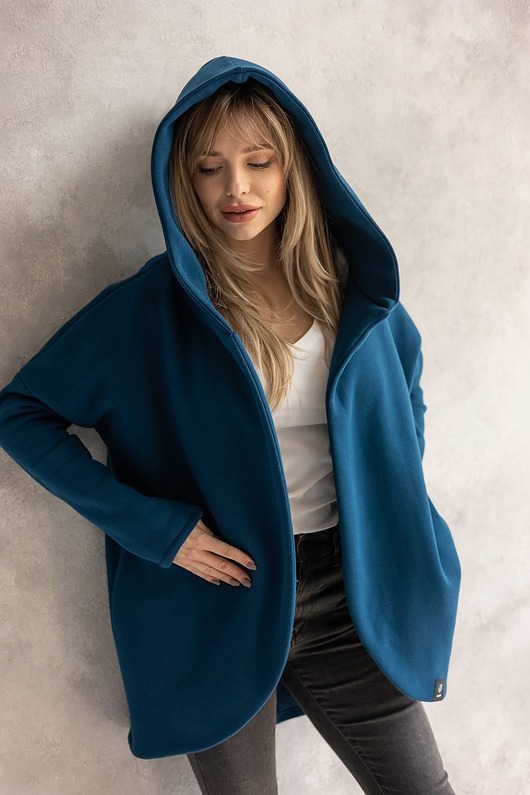 bluza z kapturem damska Peleryna do zadań specjalnych Deep Ocean