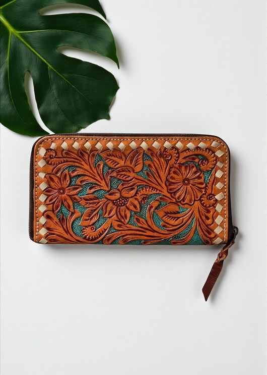 portfele damskie Portfel ręcznie robiony ze skóry naturalnej Nagar