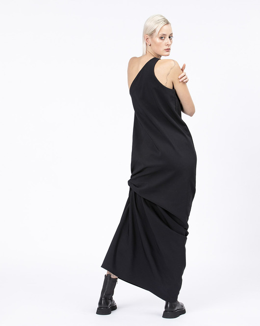 sukienki maxi damskie Rimma assymetry b