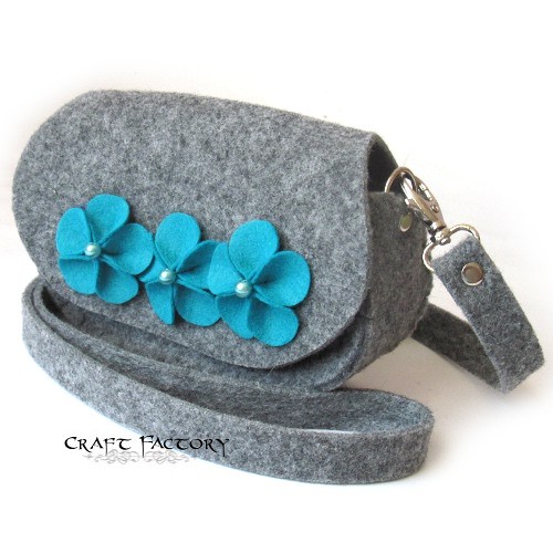 Mini Turquoise Pops - mini torebka na pasek Craft Factory