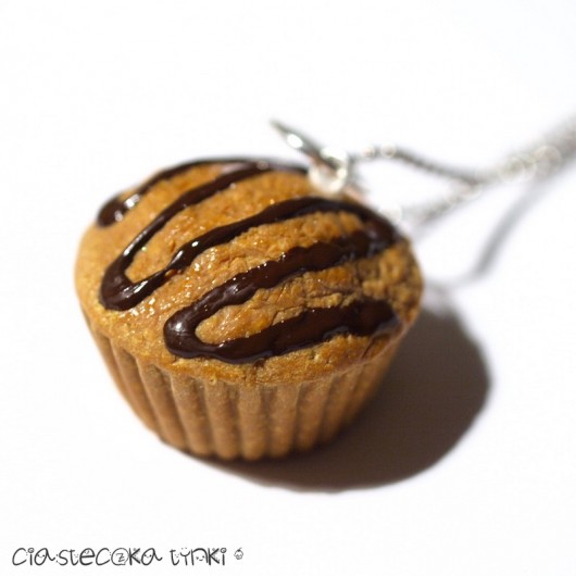 naszyjnik muffinka ciasteczkatynki