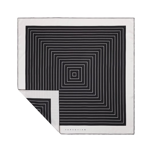 apaszki Chusta jedwabna In or Up? 90x90  ręcznie rolowana, dwustronna