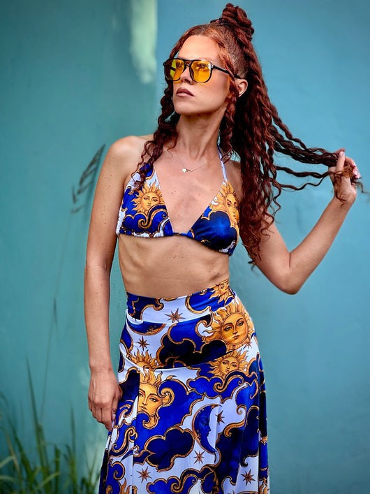 biustonosze damskie Top bikini Sunshine - Sky Parade