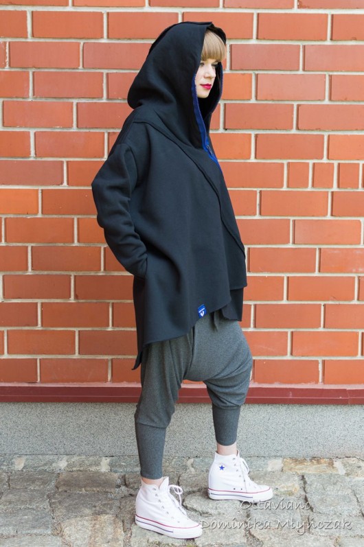 bluzy męskie Bluza Płaszcz Dresowy UNISEX