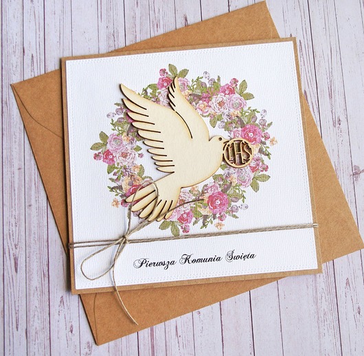 kartki na komunię Kartka z życzeniami : I Komunia Święta II