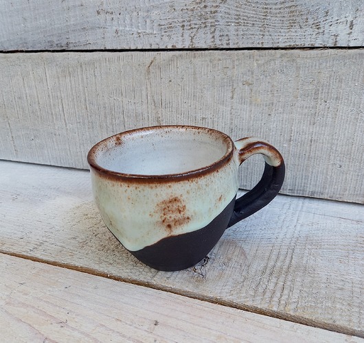 Kubek ceramiczny NIGRA. Espresso? ceramiKaMDeka