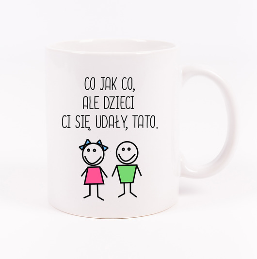Kubek z nadrukiem - Dzieci Ci się udały Tato AllbagAllprints