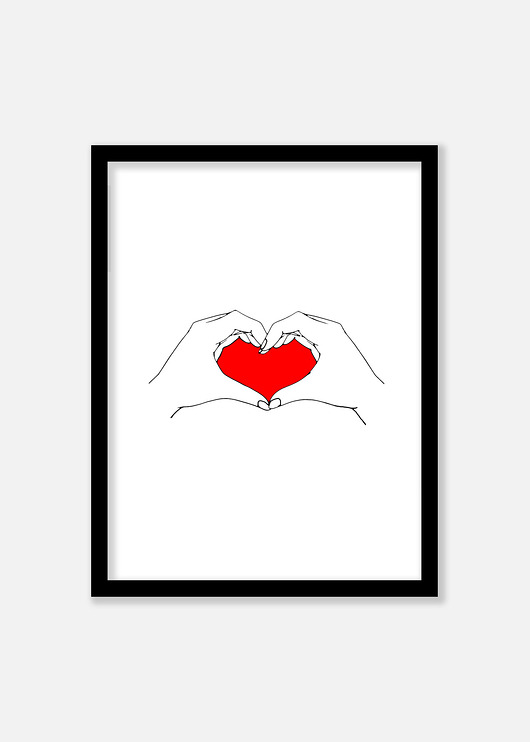 Heand Heart Plakat GAU Home