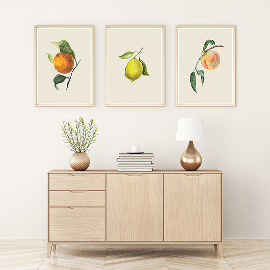 Zestaw - 3 plakaty botaniczne Maly Wielki Design