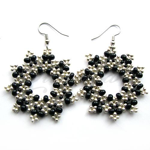 Gwiazdki - black&silver Silverka