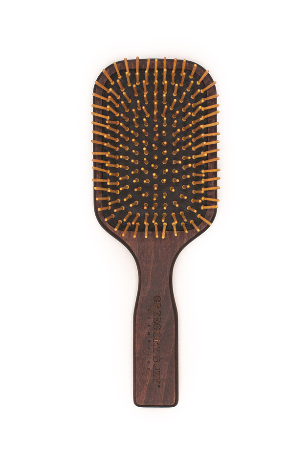 akcesoria dla niej Wooden Pin szczotka do włosów