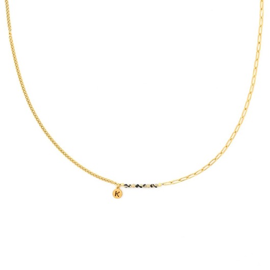 naszyjniki - inne Baby Bestseller! Naszyjnik z Kamieniem dalmatyńskim