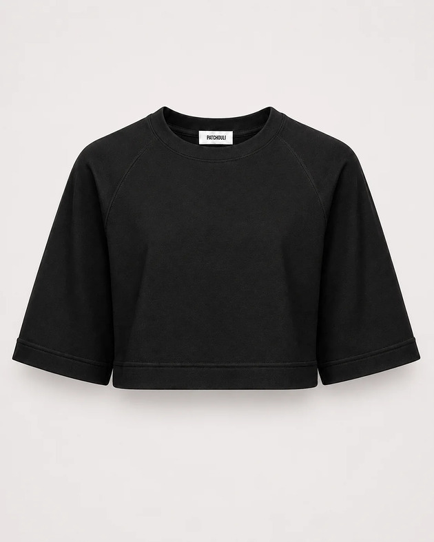 t-shirt damskie T-shirt Pump it black cotton