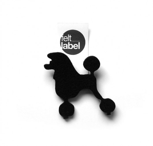 pudel felt label