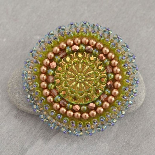 shiny buttons Made by Magda