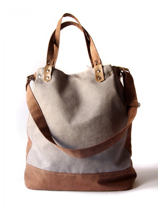 torba - grey&chocolate&beige - zamówienie elfagado