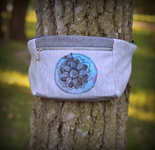 Nerka malowana ręcznie kwiat lotosu ivy style