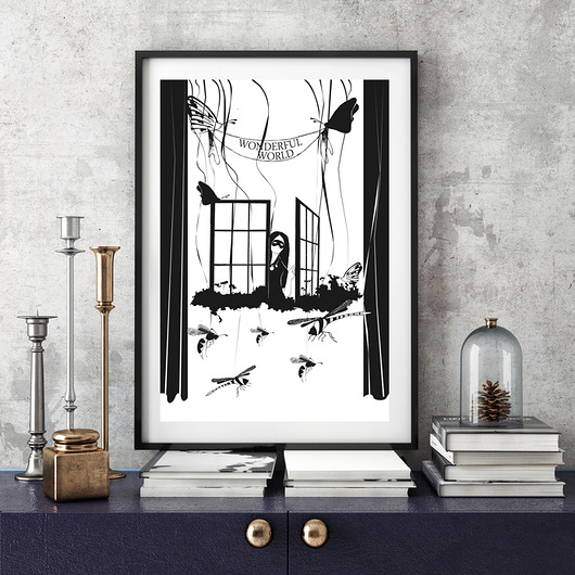 Wonderful World... 100x70 cm. Parallel World