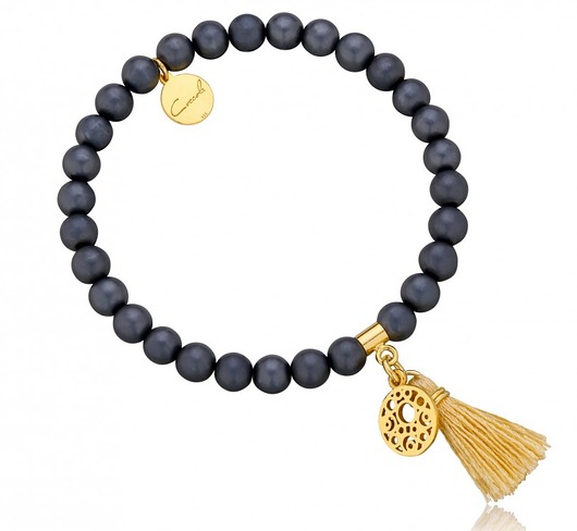 BRANSOLETKA Z HEMATYTÓW MATOWYCH I SREBRA 925 Coccola JEWELLERY