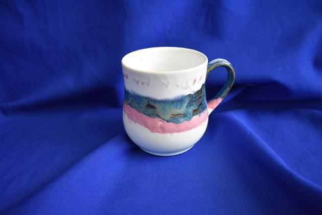 kubki Kubek ceramiczny morski średni róż