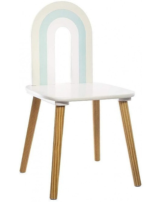 Krzesło Dziecięce Dla Dzieci Rainbow Blue MIA home