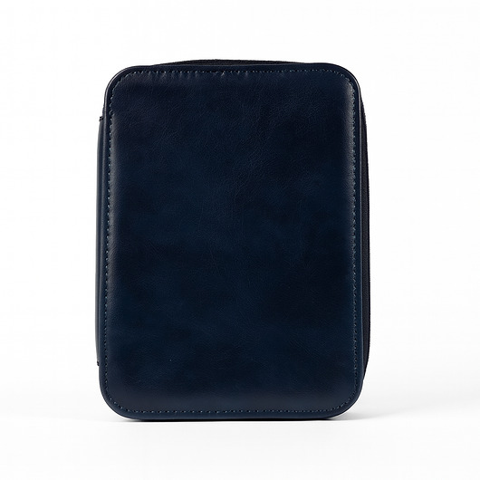 piórniki Etui na 10 piór lub długopisów - granatowe