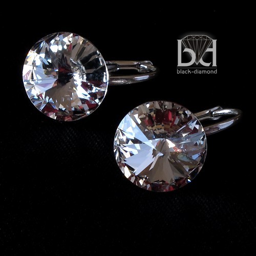 kolczyki swarovski Kolczyki Swarovski Krystalicznie Ascetycznie (1,2 cm)