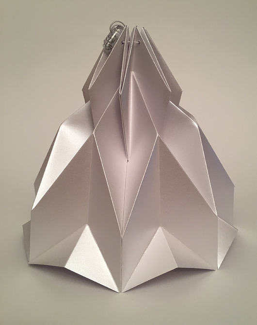 Abażur klosz Origami Rakieta origamilamp Satin Papersign