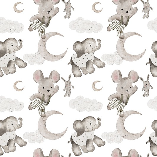 naklejki ścienne do pokoju dziecka Tapeta ścienna Moon Dreamers 5 53cm x 10m PZ