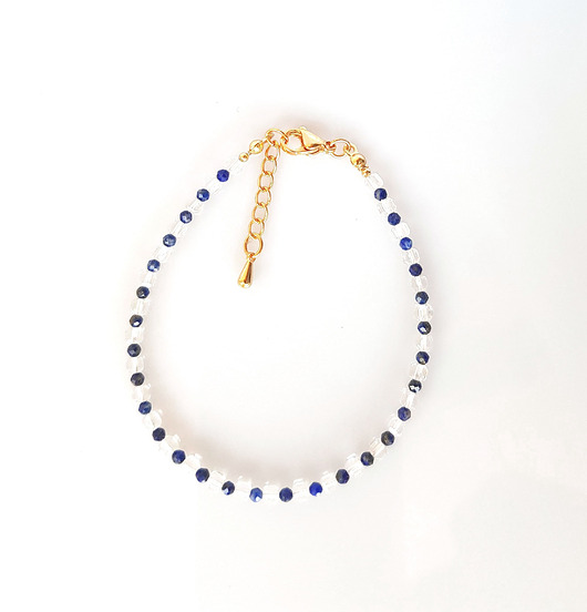 bransoletki z kamieni naturalnych Bransoletka Kostki Lodu