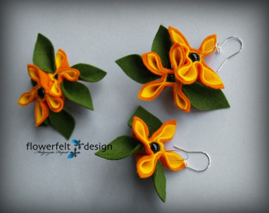 Soczysta mandarynka FlowerFelt Design