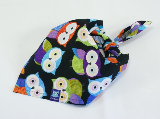 Chustka bandana na szyję, głowę SOWY SÓWKI  Little Sophie