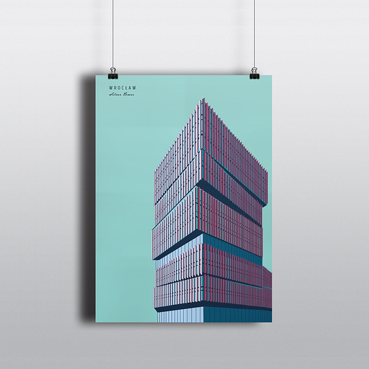 plakaty Plakat Silver Tower