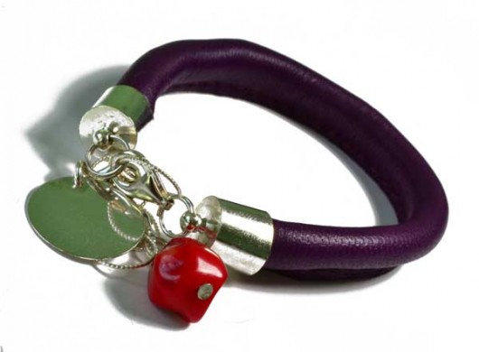 Bransoletka personalna - Coral Purple Kat of Colours